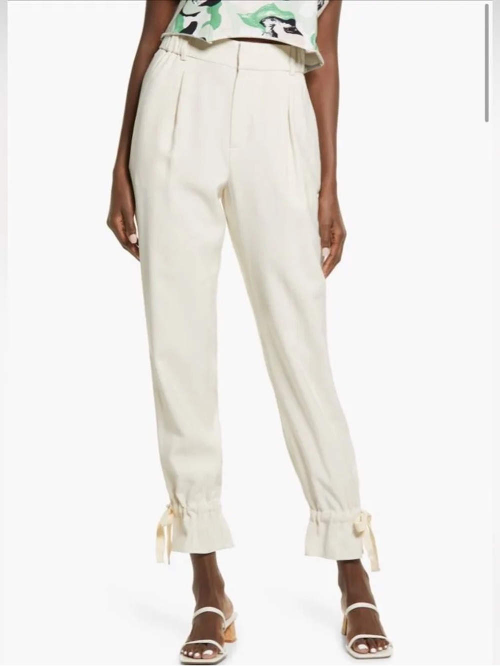 Open Edit Tie Ankle Pant